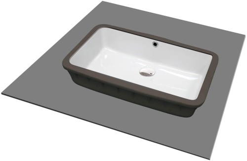 Deante Temisto umywalka podblatowa 50x30 cm, kolor biały CDT_6U5U