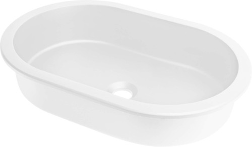 Deante Silia umywalka podblatowa/wpuszczana w blat granitowa 58x39 cm, kolor alabaster (biały) CQS_AU6U