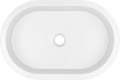 Deante Silia umywalka podblatowa/wpuszczana w blat granitowa 58x39 cm, kolor alabaster (biały) CQS_AU6U