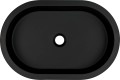 Deante Silia umywalka podblatowa/wpuszczana w blat granitowa 58,8x39 cm, kolor czarny (nero) CQS_NU6U