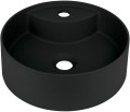 Deante Silia umywalka nablatowa granitowa 36 cm, kolor czarny (nero) CQS_NU4B