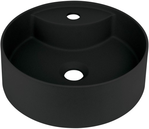 Deante Silia umywalka nablatowa granitowa 36 cm, kolor czarny (nero) CQS_NU4B