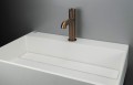 Deante Correo umywalka nablatowa granitowa z maskownicą 60 cm, kolor alabaster (biały) CQR_AU6M aranżacja