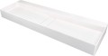 Deante Blur umywalka nablatowa granitowa z maskownicą 120 cm, kolor alabaster (biały) CQB_AU2S