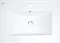 Deante Tubo umywalka wpuszczana w blat 61,5 cm, kolor biały CTU_646M