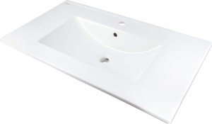 Deante Tubo umywalka wpuszczana w blat 81,5 cm, kolor biały CTU_648M