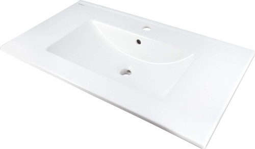 Deante Tubo umywalka wpuszczana w blat 81,5 cm, kolor biały CTU_648M