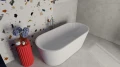 AD Naturalnie Rongbuk Evo wanna wolnostojąca 150cm, kolor biały AWW-012-150ZP