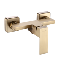 Valvex Ars bateria natryskowa ścienna, kolor złoty szczotkowany (Brushed gold) 2420480