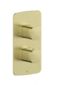 KFA Armatura Malaga bateria prysznicowa termostatyczna PVD, kolor złoty szczotkowany (Brushed gold) 5759-001-31