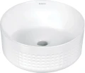 Deante Silia Hexa umywalka nablatowa 36cm, kolor biały CDX_6U3S