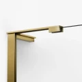 New Trendy Nesta kabina walk-in 80x200 cm, wspornik kątowy "L" kolor złoty szczotkowany (Gold Brushed ) K-1739-WL