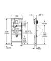 Grohe Rapid SL stelaż do pisuaru, z Grohe Rapido U, 38786001