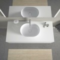 Duravit Luv umywalka nablatowa 50x35 cm, kolor biały WonderGliss 0379500000