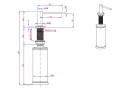 Dozownik kuchenny miedziany Quadron Judy PVD MFT004-PVDC