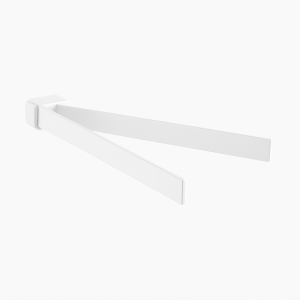 Gedy Pirenei wieszak dwuramienny na ręczniki, kolor biały mat PI23/BIA