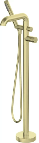 Deante Silia Hexa bateria wannowa wolnostojąca, kolor złoty szczotkowany BHS_R17M