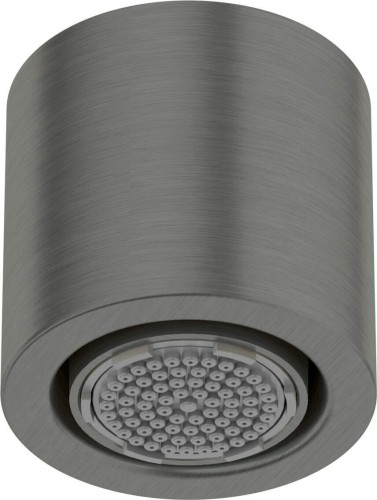 Deante Silia główka prysznicowa 1-funkcyjna, kolor grafit szczotkowany (titanium) NQS_D30K