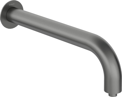 Deante Silia ramię prysznicowe ścienne 380 mm, kolor grafit szczotkowany (titanium) NQS_D41K