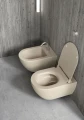 GSI Ceramica Pura bidet wiszący 36x55 ( z mocowaniami FISR2 ) kolor piaskowy mat (creta opaco) 8865108