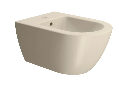 GSI Ceramica Pura bidet wiszący 36x55 ( z mocowaniami FISR2 ) kolor piaskowy mat (creta opaco) 8865108