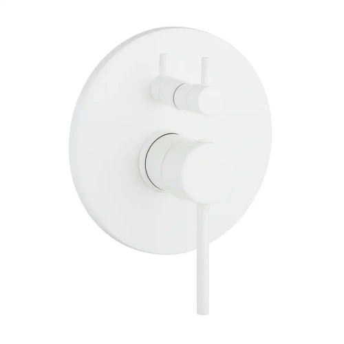 Bateria trójdrożna  podtynkowa biały mat Emmevi Piper 45029BO
