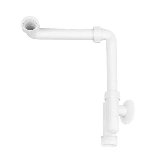 McAlpine syfon umywalkowy oszczędzający miejsce, kolor biały HC13SPS-X32PF