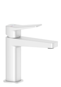 Kfa Armatura Malaga White bateria umywalkowa stojąca, kolor biały mat (white) 4522-815-44