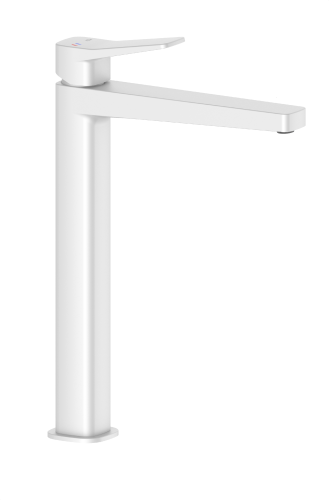 Kfa Armatura Malaga White bateria umywalkowa wysoka kolor biały mat (white)  4522-712-44