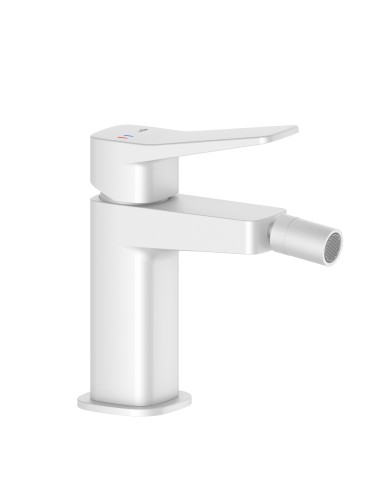 Kfa Armatura Malaga White bateria bidetowa stojąca PVD, kolor biały mat (white)  4527-015-44