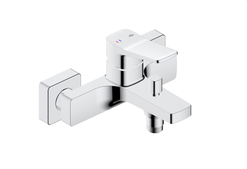 Kfa Armatura Malaga bateria wannowa ścienna kolor chrom  4524-010-00