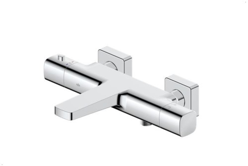 Kfa Armatura Malaga bateria wannowa termostatyczna ścienna kolor chrom  5754-010-00