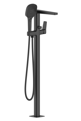 Kfa Armatura Malaga Black bateria wannowa wolnostojąca kolor czarny mat (Black)  4525-510-81