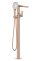 Kfa Armatura Malaga Brushed Rose Gold bateria wannowa wolnostojąca kolor czerwony złoty szczotkowany PVD 4525-510-34