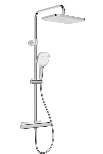 Kfa Armatura Malaga zestaw natryskowy natynkowy termostatyczny PVD, kolor chrom 5756-910-00