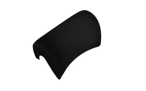 Besco Milo zagłówek do wanien wolnostojących, kolor czarny ZWMLB