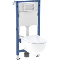 Geberit Duofix Basic zestaw stelażowy z miską WC i deską Selnova Premium Rimfree 53cm 118.345.00.3