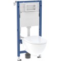 Geberit Duofix Basic zestaw stelażowy z miską WC i deską Selnova Premium Rimfree 49cm 118.347.00.3