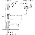 Geberit Duofix Omega 12cm stelaż podtynkowy do WC H98 111.030.00.2