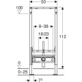 Geberit Duofix Sigma stelaż podtynkowy do bidetu H112 111.510.00.2