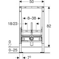 Geberit Duofix Sigma stelaż podtynkowy do bidetu H82 111.515.00.2