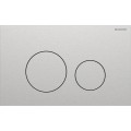 Geberit Sigma40 przycisk spłukujący okrągły z powłoką easy-to-clean, kolor stal szczotkowana115.628.FW.1