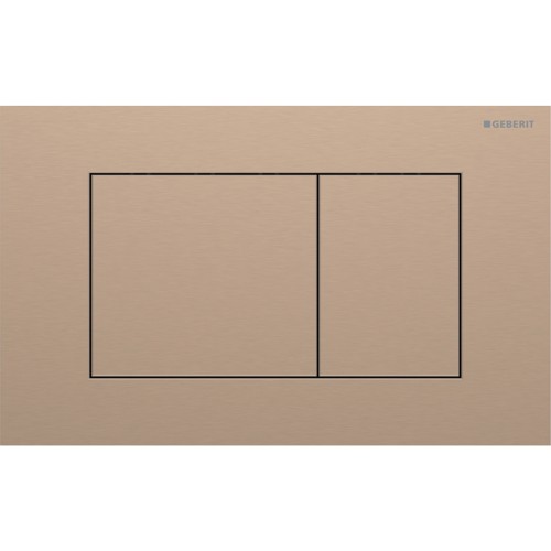 Geberit Sigma40 przycisk spłukujący prostokątny z powłoką easy-to-clean, kolor czerwone złoto 115.629.QB.1