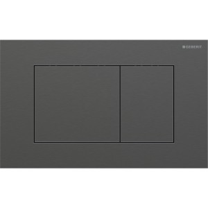 Geberit Sigma40 przycisk spłukujący prostokątny, kolor czarny / chrom szczotkowany 115.629.QD.1