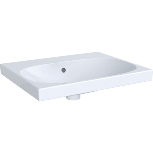 Geberit Acanto umywalka 60x48cm bez otworu na baterię, kolor biały 504.620.01.1