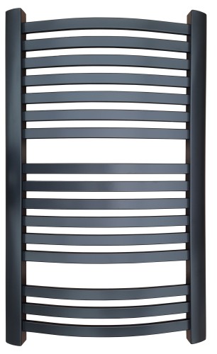 Grzejnik łazienkowy czarny-mat Aquaform Yoshiko 916x475mm
