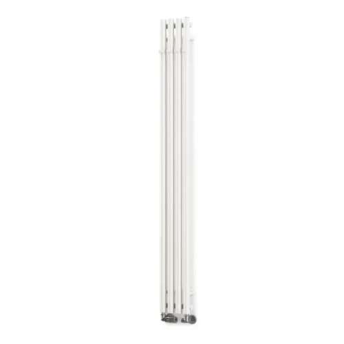 Terma Rolo Hanger grzejnik łazienkowy 1200x95 mm, 2 kolumnowy, kolor biały mat WGROW120009-KJ16SX