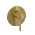 Kludi Bozz Brushed Gold bateria podtynkowa natryskowa, kolor złoty szczotkowany 38755N076