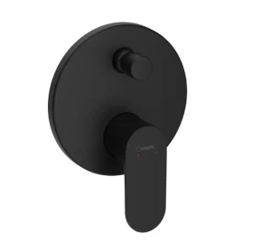 Hansgrohe Rebris S bateria wannowa podtynkowa kolor czarny mat 72466670