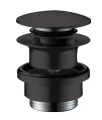 Hansgrohe Komplet odpływowy Push-Open do umywalek i bidetów, kolor Czarny mat 50100670